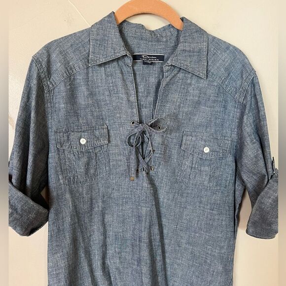 Tommy Bahama Denim Jean shift dress size Medium, like new!‎ - Picture 3 of 15